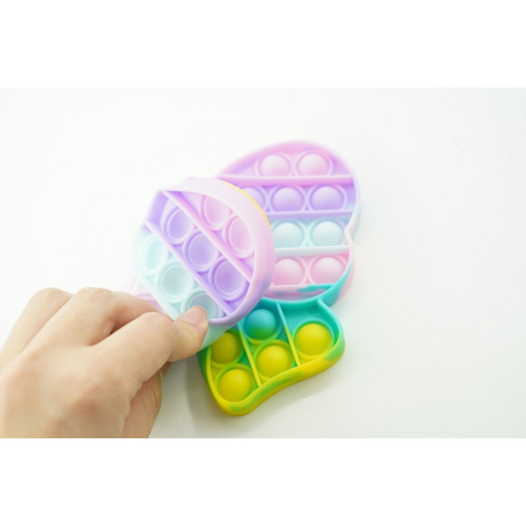Jucarie antistres din silicon, Pop it Now and Flip It, Fundita, Multicolor-4