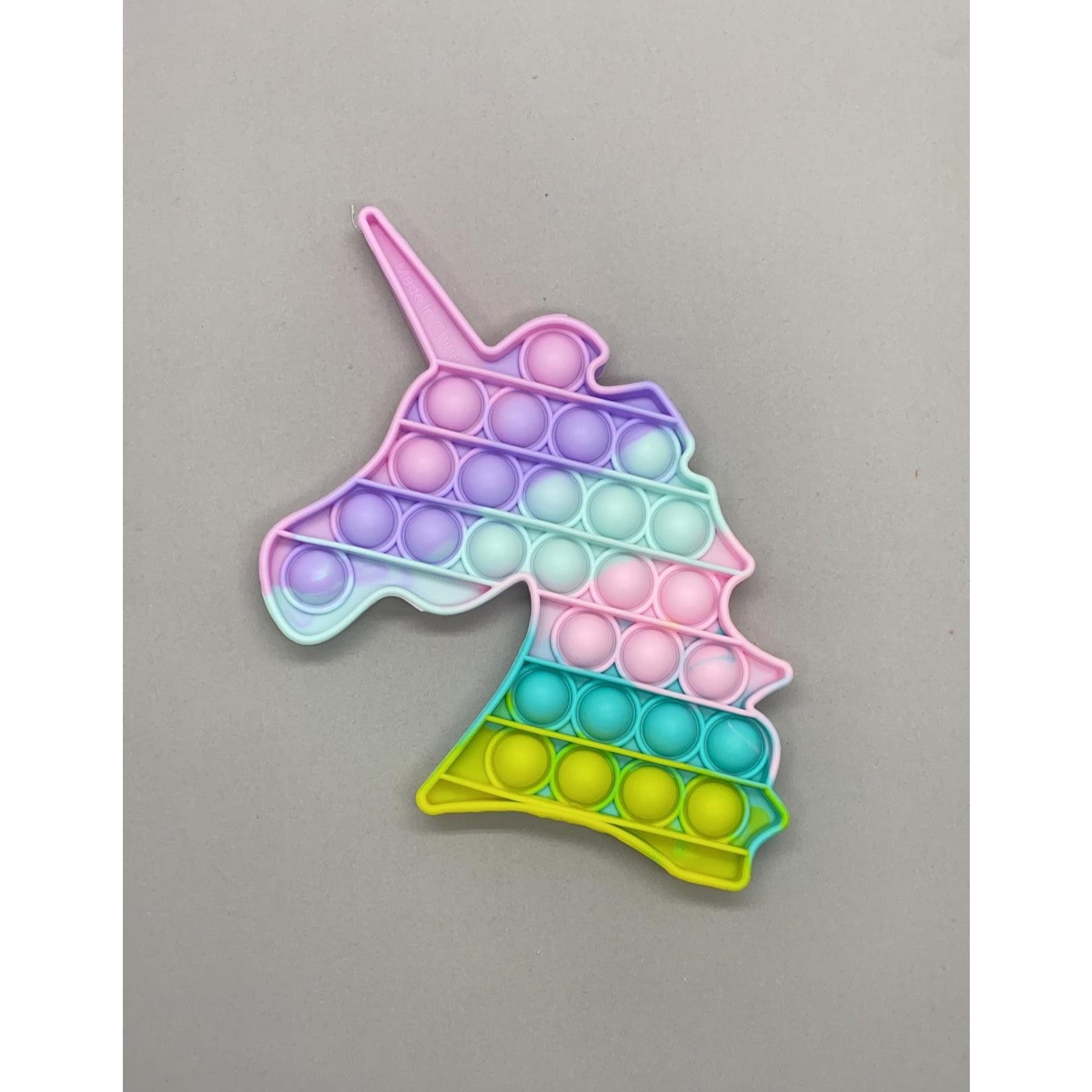 Jucarie antistres din silicon, Pop it Now and Flip It, Unicorn, Multicolor, Model 3-5