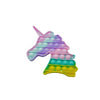 Jucarie antistres din silicon, Pop it Now and Flip It, Unicorn, Multicolor, Model 3-0