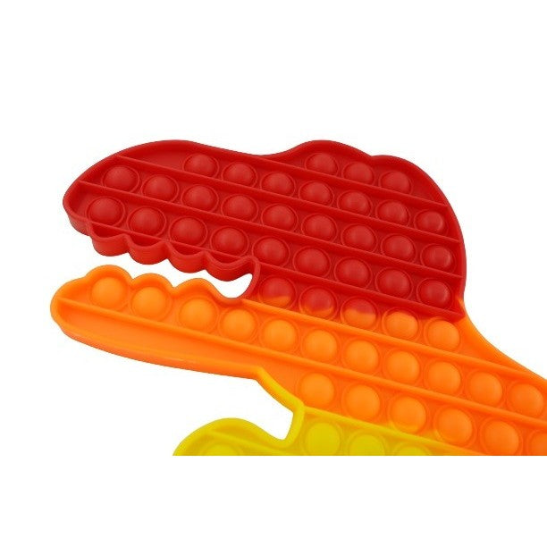 Jucarie antistres din silicon Pop it now, forma Dinozaur, multicolor, urias-2