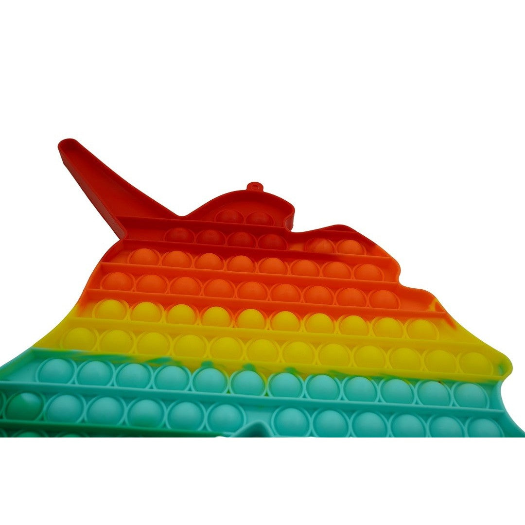 Jucarie antistres din silicon Pop it now, forma Unicorn, multicolor, urias-3
