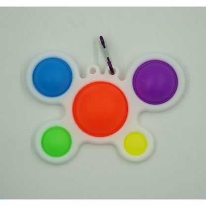 Jucarie Antistres Flippy - Fidget Toy, Simple Dimple, Crab, Multicolor-1
