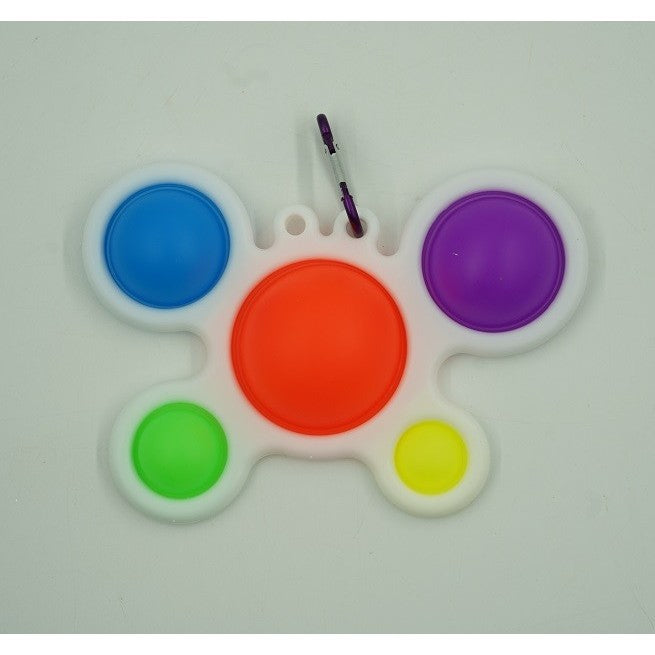 Jucarie Antistres Flippy - Fidget Toy, Simple Dimple, Crab, Multicolor-1