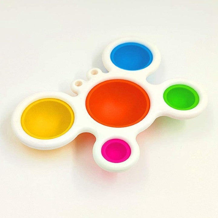 Jucarie Antistres Flippy - Fidget Toy, Simple Dimple, Crab, Multicolor-4