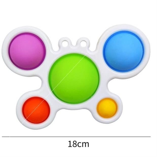 Jucarie Antistres Flippy - Fidget Toy, Simple Dimple, Crab, Multicolor-5