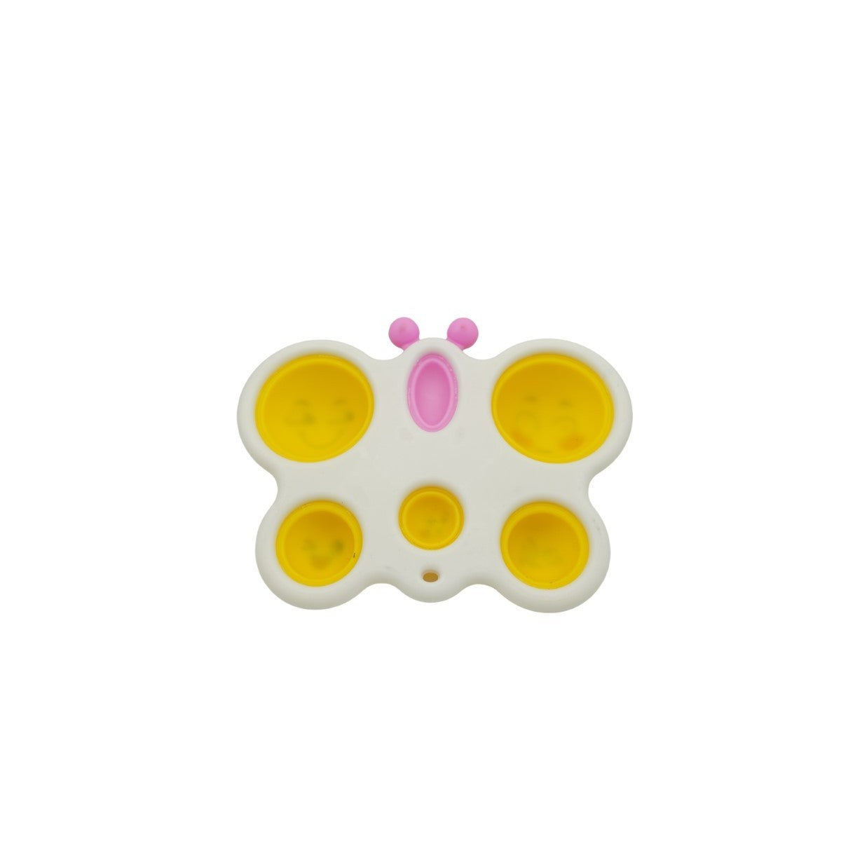Jucarie Antistres Flippy - Fidget Toy, Simple Dimple, Fluture, Alb-2