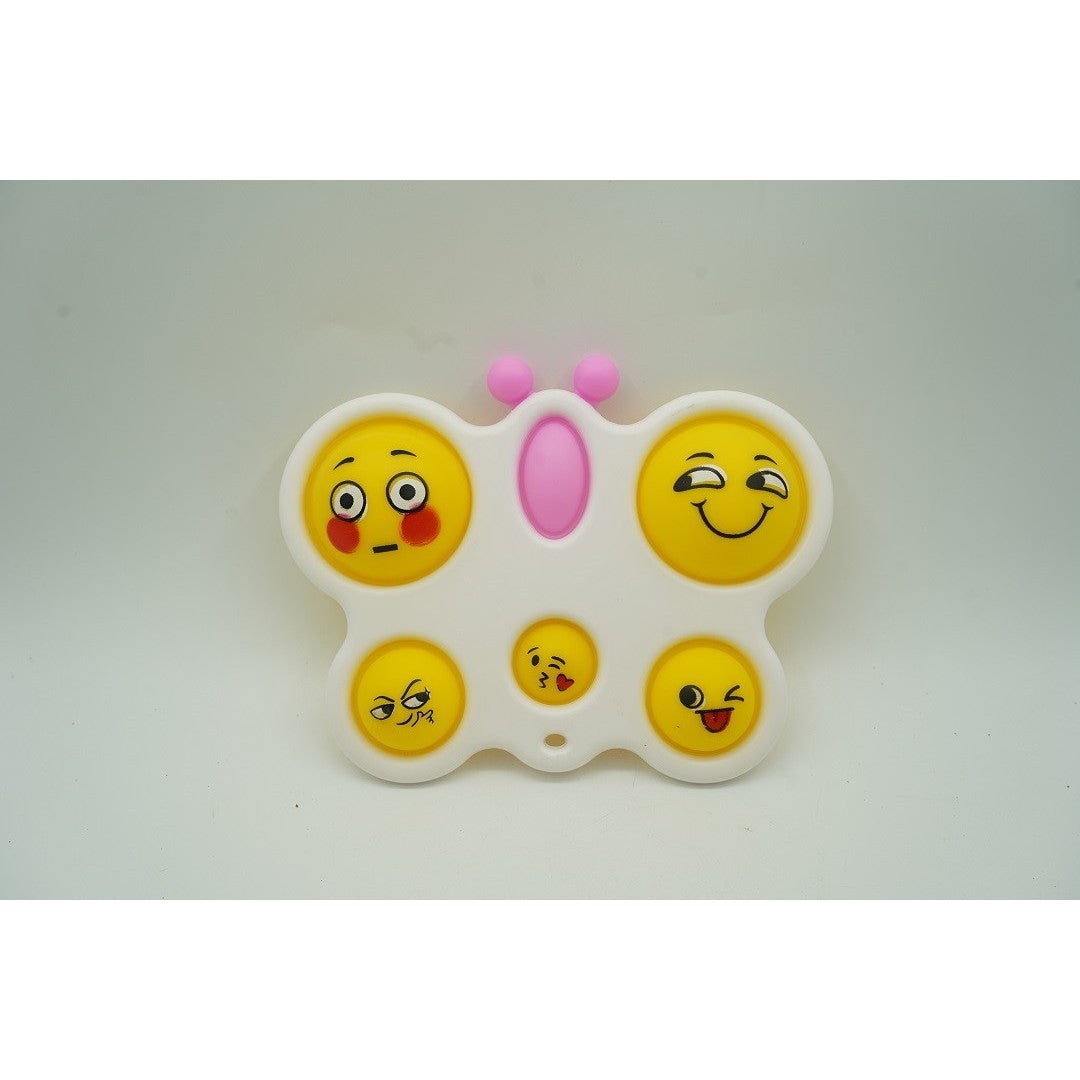 Jucarie Antistres Flippy - Fidget Toy, Simple Dimple, Fluture, Alb-4