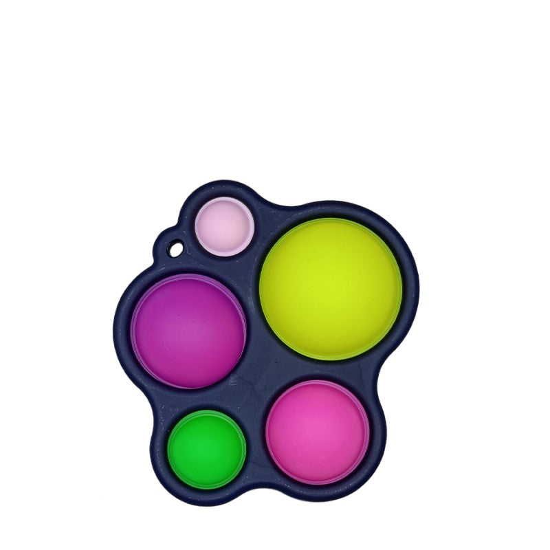 Jucarie Antistres Flippy - Fidget Toy, Simple Dimple, Negru-2
