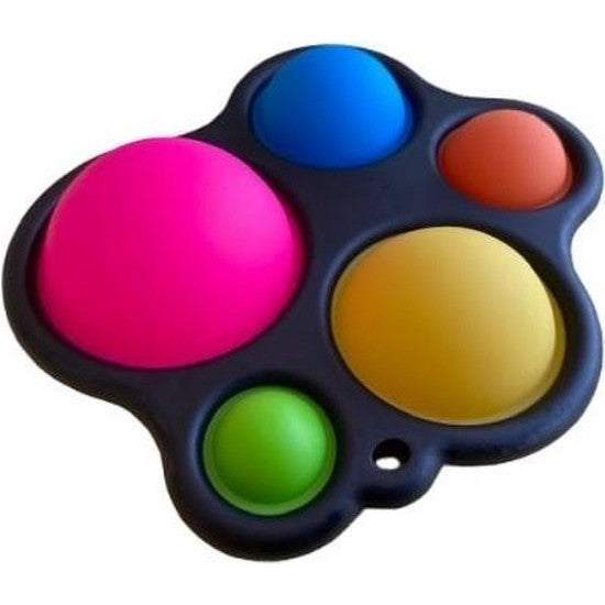 Jucarie Antistres Flippy - Fidget Toy, Simple Dimple, Negru-3