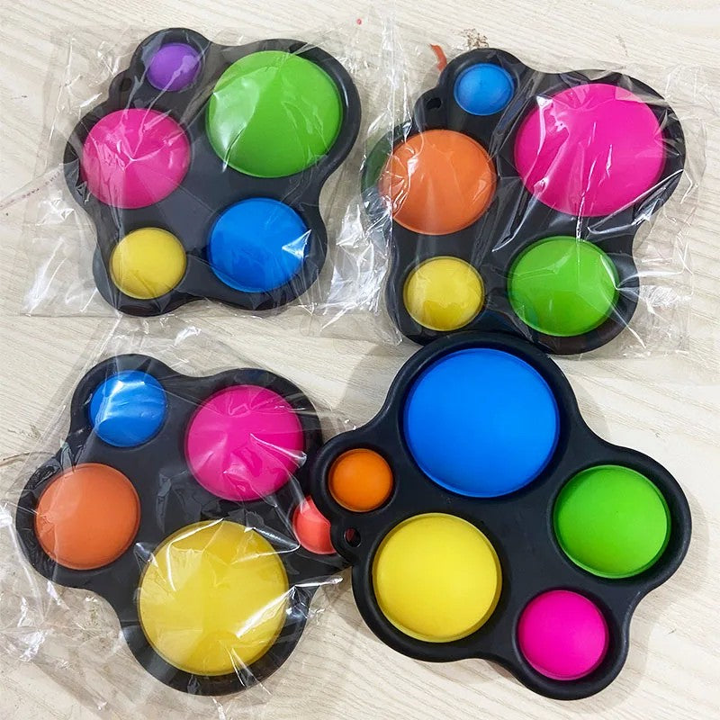 Jucarie Antistres Flippy - Fidget Toy, Simple Dimple, Negru-4