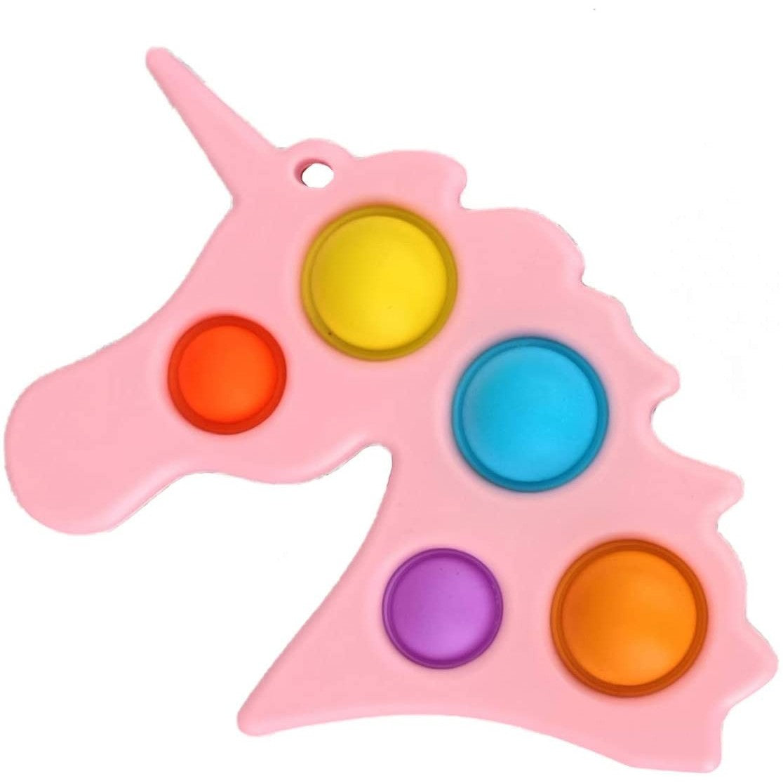 Jucarie Antistres Flippy - Fidget Toy, Simple Dimple, Unicorn, Roz-2