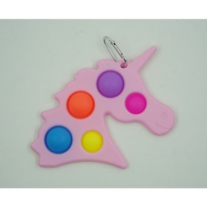 Jucarie Antistres Flippy - Fidget Toy, Simple Dimple, Unicorn, Roz-3