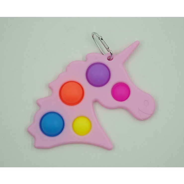 Jucarie Antistres Flippy - Fidget Toy, Simple Dimple, Unicorn, Roz-3