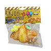 Jucarie Antistres Squishy, Flippy, cu Revenire Lenta, Model Croissant, 10x8 cm, 90g, Ambalaj Transparent, Maro-0