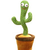 Jucarie Cactus Dansator Flippy, Canta, Danseaza, Imita, Distractiv, Verde, 37cm