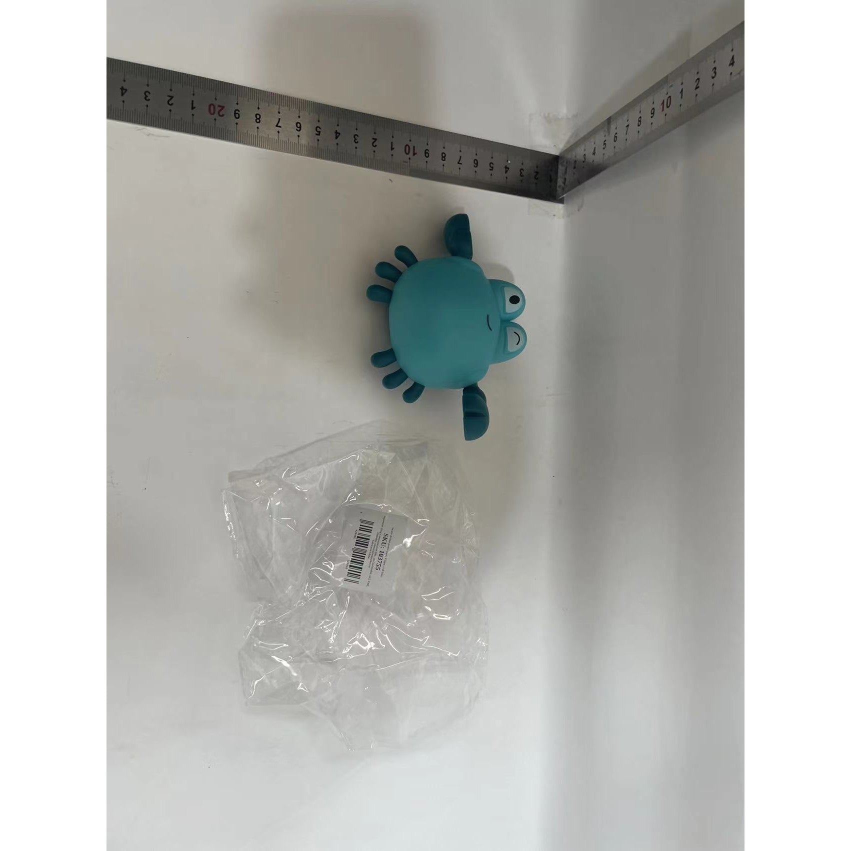 Jucarie de baie pentru copii, Flippy, crab bleu-1