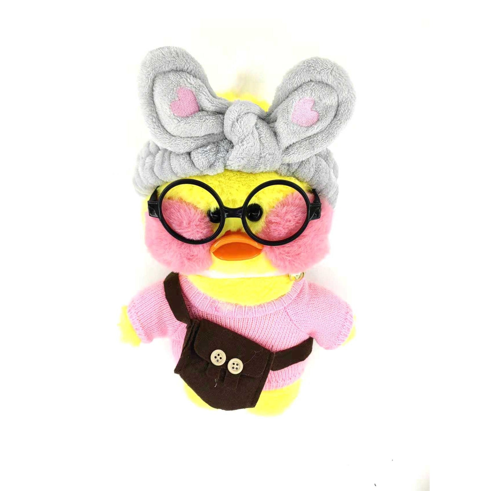 Jucarie De Plus Rata Lalafanfan Flippy - Obrajii Rosii, Haine Si Accesorii Random, Diverse culori-0