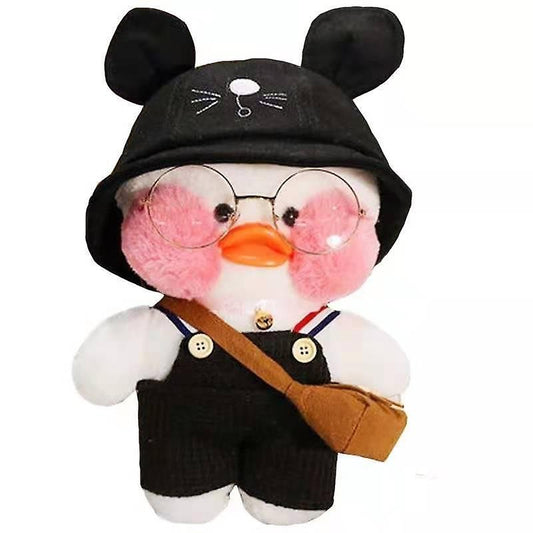 Jucarie de plus Ratusca Lalafanfan Flippy, Haine si Accesorii Random, Alb-0