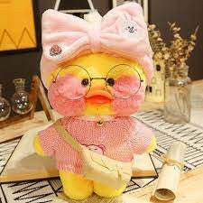 Jucarie de plus Ratusca Lalafanfan Flippy, Haine si Accesorii Random, Galben-4