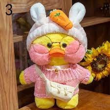 Jucarie de plus Ratusca Lalafanfan Flippy, Haine si Accesorii Random, Galben-5