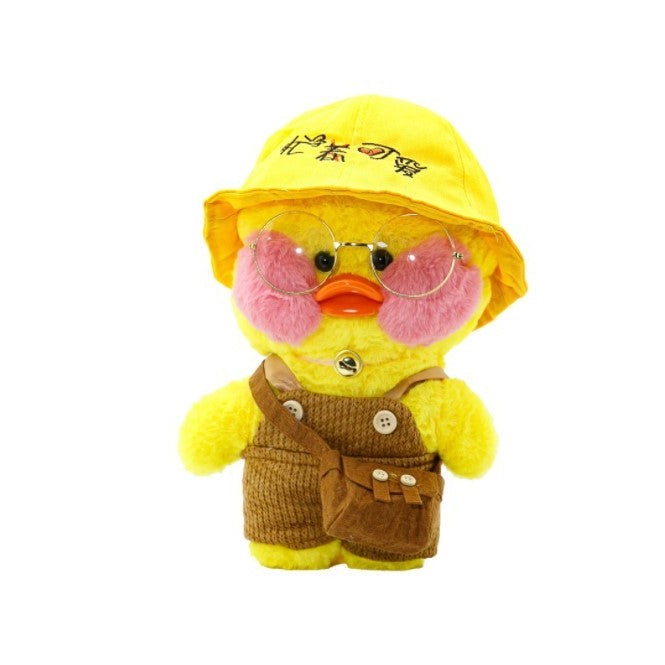 Jucarie de plus Ratusca Lalafanfan Flippy, Haine si Accesorii Random, Galben-8