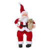 Jucarie decorativa, Flippy, Mos Craciun,  55 cm x 23 cm, grosime 25 cm, lana, tesatura de plus, poliester, interior/exterior-0
