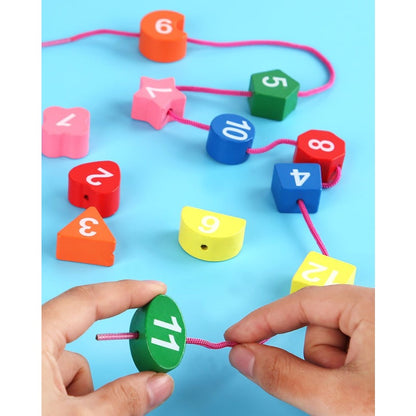Jucarie Educativa Flippy, Tip Montessori, Model Ceas Pinguin, din Lemn, + 36 Luni, 12 Piese, 17.2 cm, Multicolor-5
