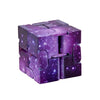 Jucarie Interactiva Antistres cu Miscari Infinite, Cub Magic, 3 ani, 4x4x4cm, Violet-0