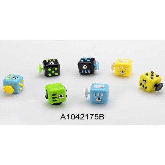 Jucarie interactiva antistres cub cu 6 avtivitati, multicolor-0