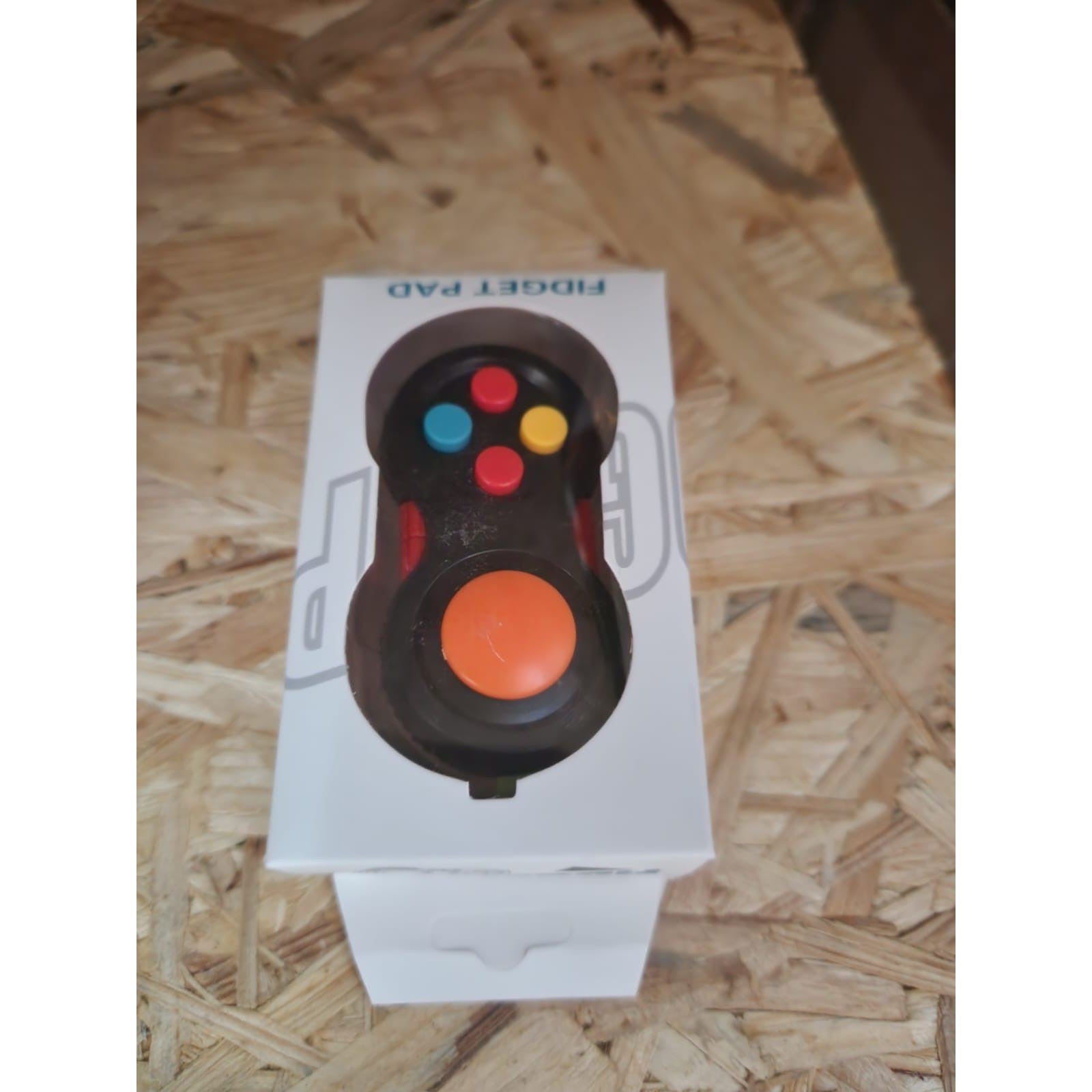 Jucarie interactiva antistres Fidget Pad, pentru copii, Multicolora Negru, + 3 ani, Flippy-0