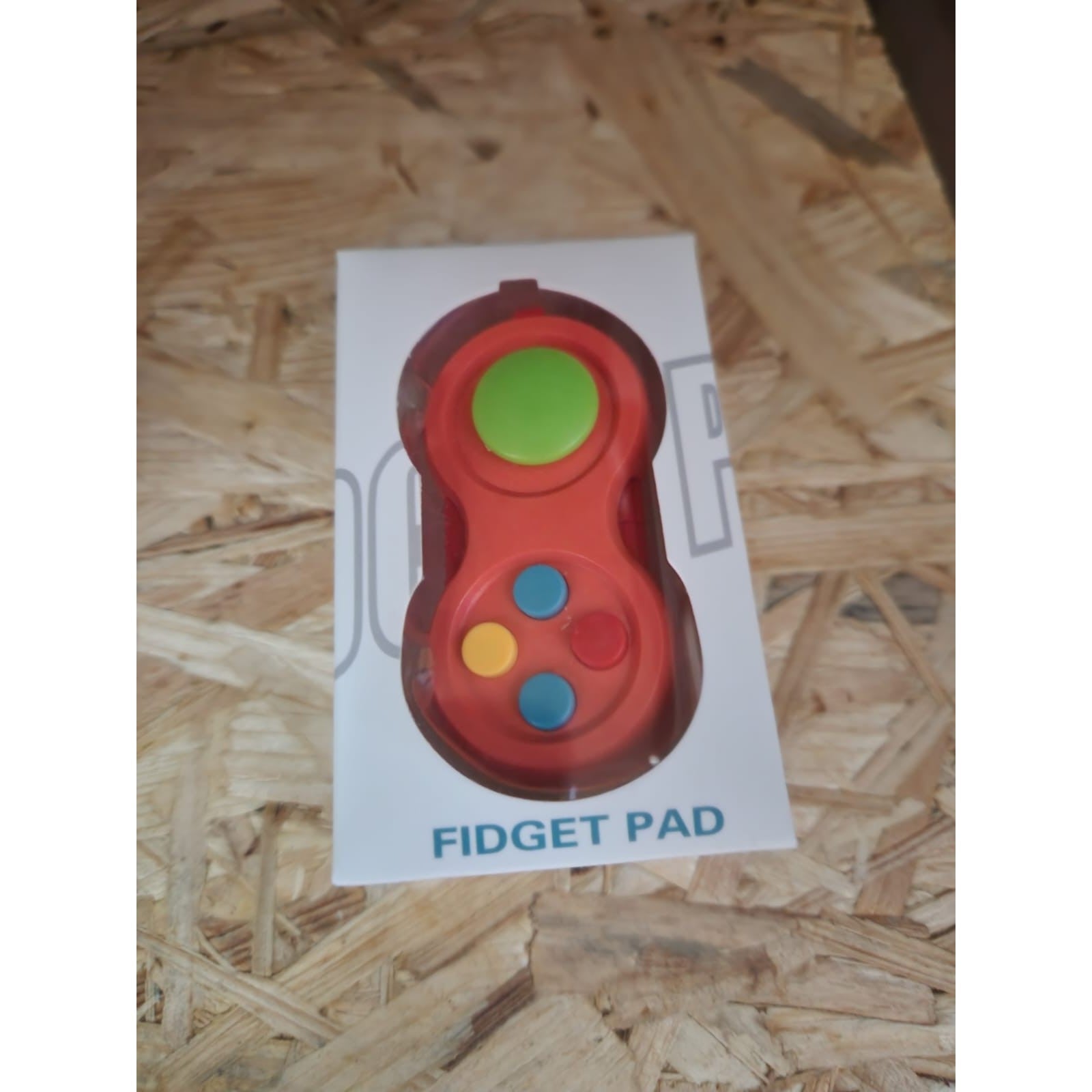 Jucarie interactiva antistres Fidget Pad, pentru copii, Multicolora Roz, + 3 ani, Flippy-0