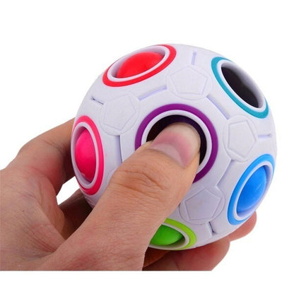 Jucarie interactiva antistres minge, multicolor, + 3 ani-1