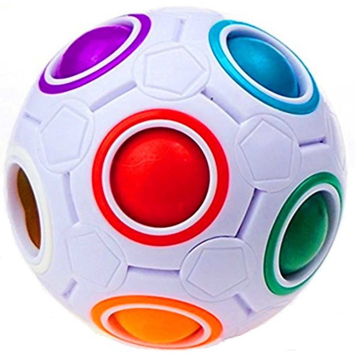 Jucarie interactiva antistres minge, multicolor, + 3 ani-0
