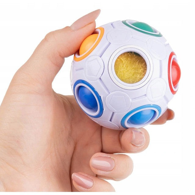 Jucarie interactiva antistres minge, multicolor, + 3 ani-3