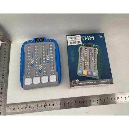 Jucarie Interactiva, Flippy, Joc Rhythm, +3 Ani, din ABS, 6 Niveluri, 15 x 3 x 11 cm, Functie Muzicala, Albastru-1
