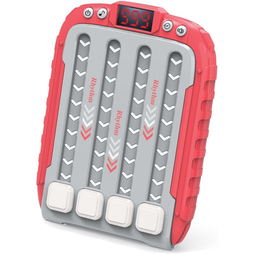 Jucarie Interactiva, Flippy, Joc Rhythm, +3 Ani, din ABS, 6 Niveluri, 15 x 3 x 11 cm, Functie Muzicala, Rosu-0