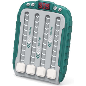 Jucarie Interactiva, Flippy, Joc Rhythm, +3 Ani, din ABS, 6 Niveluri, 15 x 3 x 11 cm, Functie Muzicala, Verde-0
