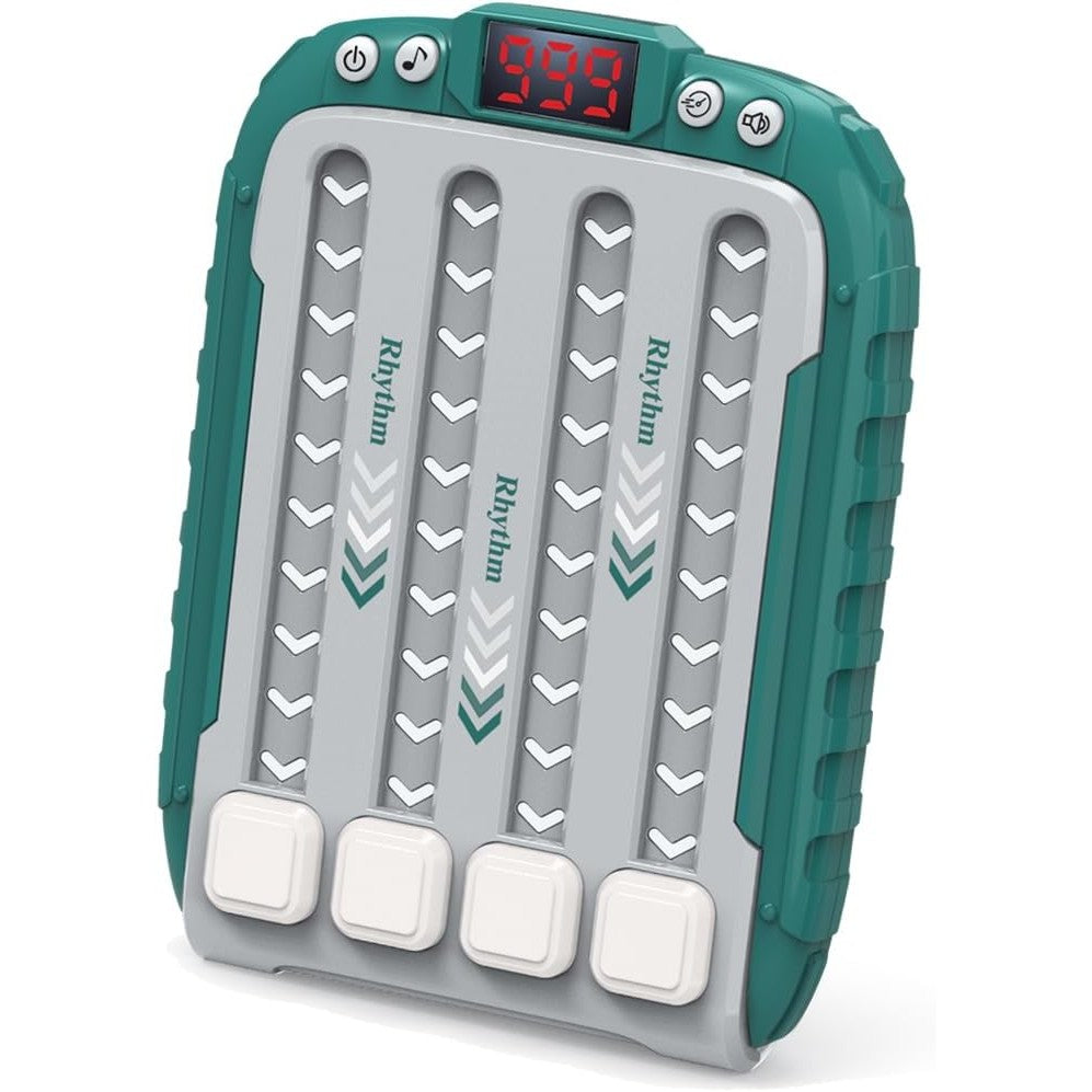 Jucarie Interactiva, Flippy, Joc Rhythm, +3 Ani, din ABS, 6 Niveluri, 15 x 3 x 11 cm, Functie Muzicala, Verde-0