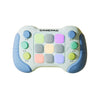 Jucarie Interactiva Flippy, Tip Consola Pop It, 6 butoane functionale, 5 Moduri de Joc, 600 Niveluri, + 3 ani, Albastru/Gri-0