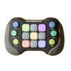Jucarie Interactiva Flippy, Tip Consola Pop It, 6 butoane functionale, 5 Moduri de Joc, 600 Niveluri, +3 ani, Gri/Negru-0