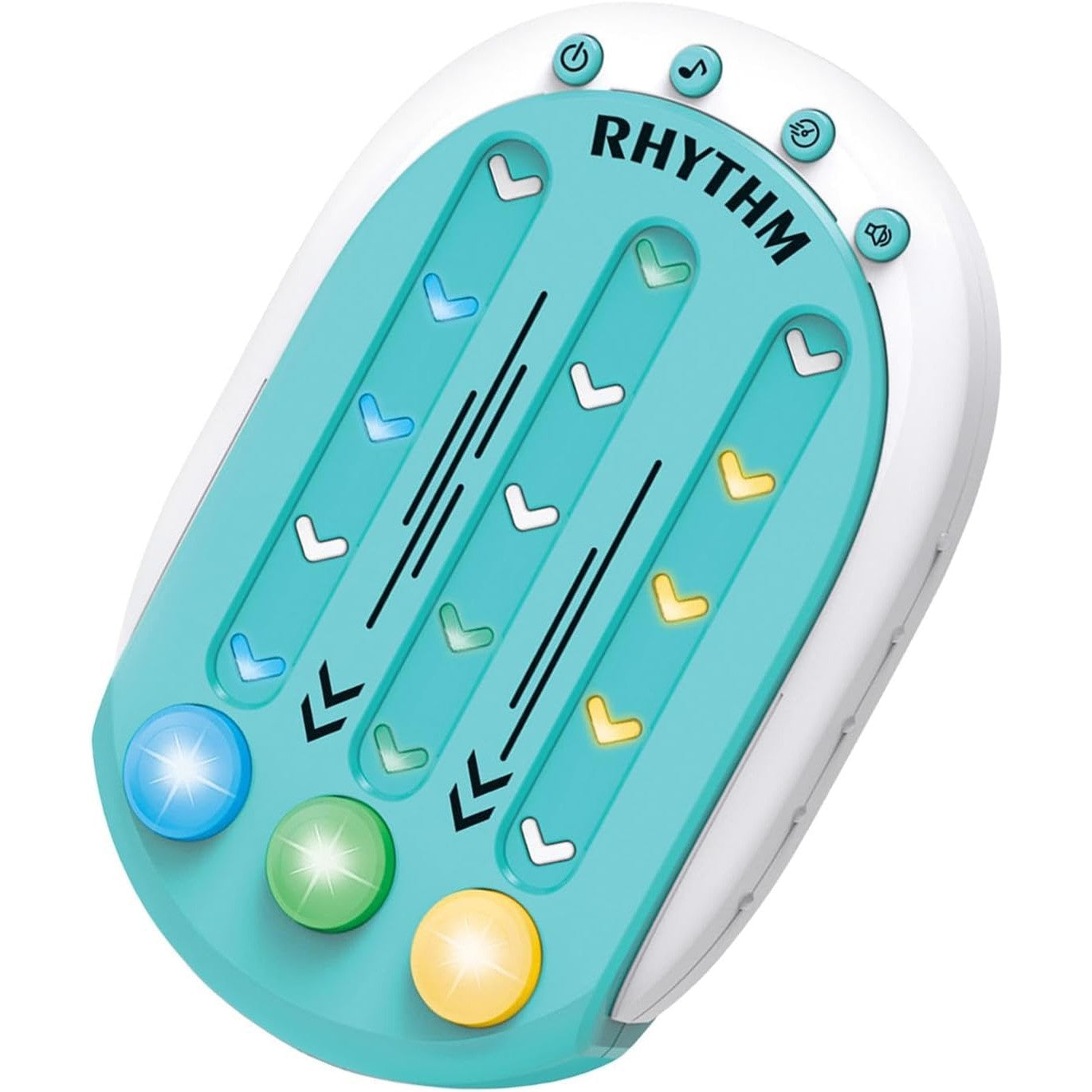 Jucarie Interactiva, Flippy, Tip Jocuri Ritmice, +3 Ani, din ABS, 8 Niveluri de Joc, 9.5 x 2.5 x 13.6 cm, Albastru-0