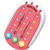Jucarie Interactiva, Flippy, Tip Jocuri Ritmice, +3 Ani, din ABS, 8 Niveluri de Joc, 9.5 x 2.5 x 13.6 cm, Rosu-0