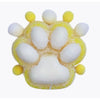 Jucarie Interactiva Squishy, Flippy, Model Cat Paw, Revenire Lenta, din TPR, +3 Ani, 7.5 cm, Textura Puf, Galben-0
