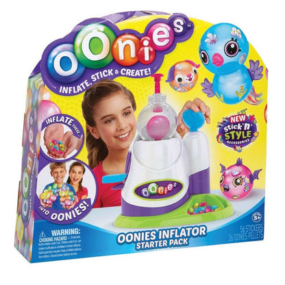 Jucarie magica Bobo Sticky Oonies pentru umflat baloane, 32 baloane si 42 de accesorii incluse, multicolor-0