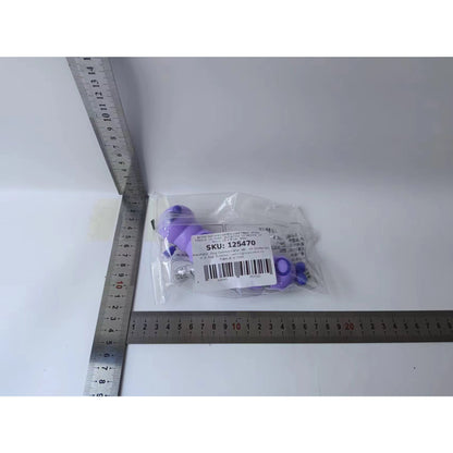 Jucarie mecanica pentru copii Flippy, omida haioasa, cu cheita, distractiva, se taraste, se misca, 15 x 4 cm, mov-7