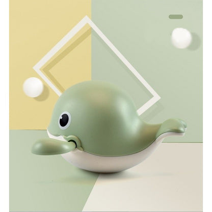 Jucarie pentru baie pentru copii, Flippy, balena verde-4