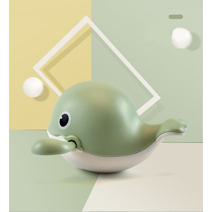 Jucarie pentru baie pentru copii, Flippy, balena verde, Resigilat-2