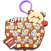Jucarie pentru copii portabila Flippy, joc Gopher, cu lumini si muzica, tip breloc, model ursulet, material silicon si ABS, maro-0