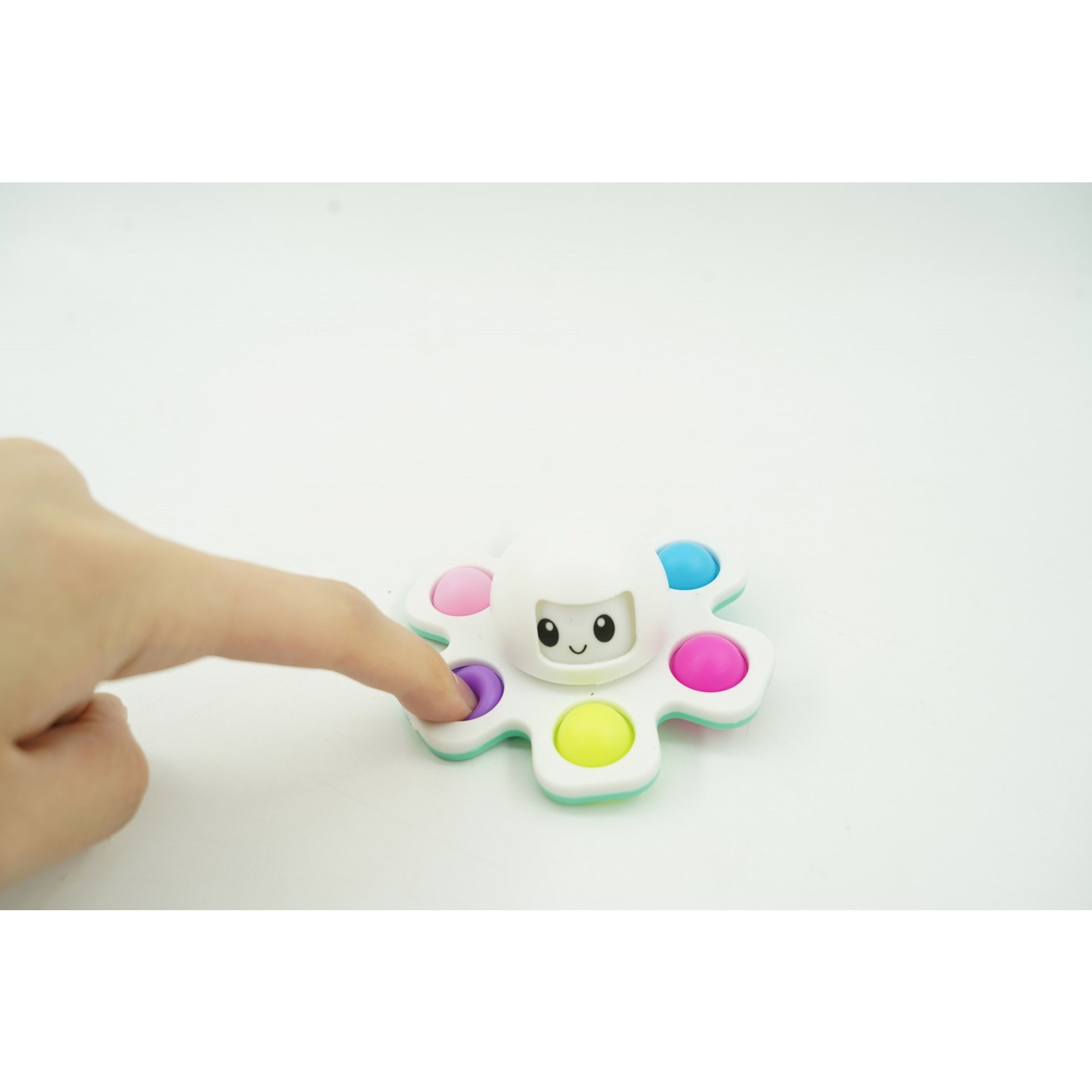 Jucarie Pop It, Flippy, Fidget Toy, antistres, senzoriala,Alb-2