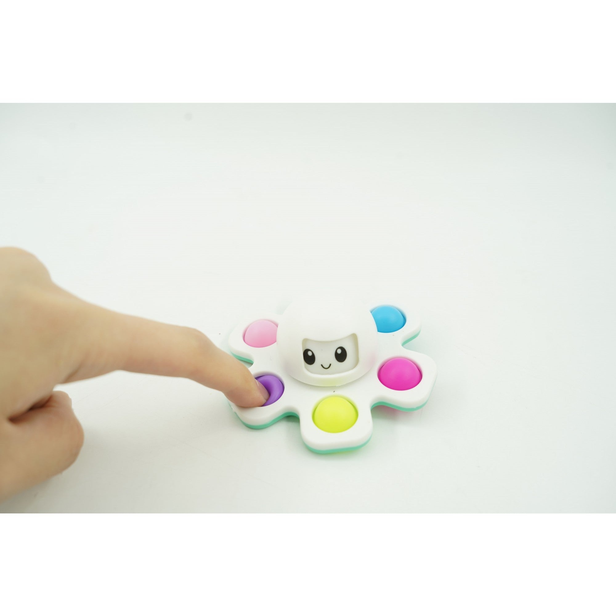 Jucarie Pop It, Flippy, Fidget Toy, antistres, senzoriala,Alb-2